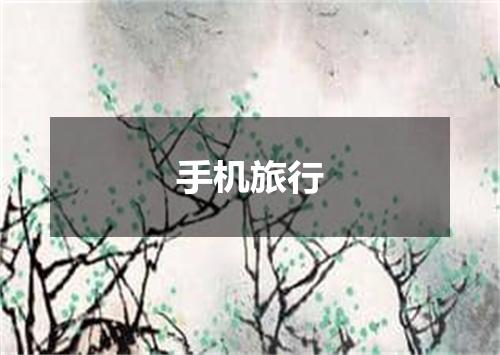 手机旅行