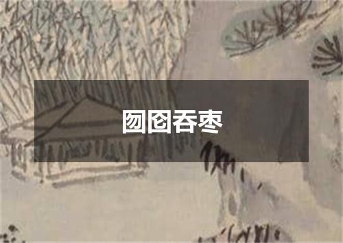 囫囵吞枣